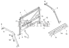 Gravely 996200 (JSV 3000) - Gravely Atlas JSV Utility Vehicle, Base, Gas (SN: 160100 - 170100)