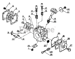 Echo SRM-302 ADX - Echo String Trimmer Carburetor