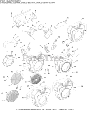 Kohler CH640-3261 - Kohler Command PRO Engine, Basic Version, 20.5hp, 15.3kW 06 Blower Housing
