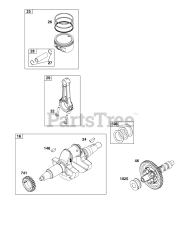 Briggs & Stratton 305446-0169-B5 - Briggs & Stratton Horizontal Engine