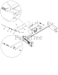 Gravely 885911 - Gravely Pro-QXT 44" Brush Attachment (SN: 000101 - 000999)