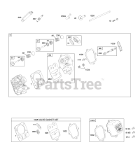 Briggs & Stratton 12E312-0100-E1 - Briggs & Stratton Horizontal Engine Cylinder Head