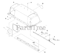 Exmark 109-5200 - Exmark Ultra Vac Bagger for Quest Mower (SN: 670000 - 719999) (2007)