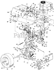 MTD 13655-7 - MTD Lawn Tractor (1987)