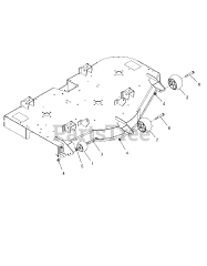 Gravely 915230 (ZTX 52) - Gravely 52" Zero-Turn Mower, 23hp Kawasaki FR (SN: 035000 - 039999)
