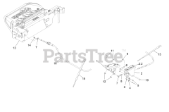 Exmark 116-8431 - Exmark Foot Operator Control Discharge Kit (SN: 402082300 - 404314158) (2018)