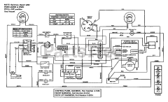 Snapper EZF 6100M (84737) - Snapper 61" Mower Deck Assembly Wiring Schematic (Gas Only)