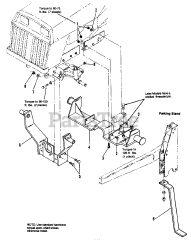 Simplicity 1691309 - Simplicity Front Loader Loader Mounting Kit &amp; Parking Stand