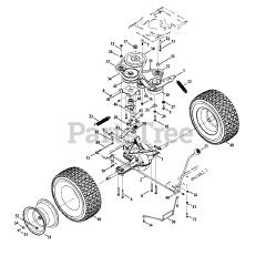 Craftsman 247.290000 (13B226JD099) - Craftsman R1000 Rear-Engine Riding Mower (2013)