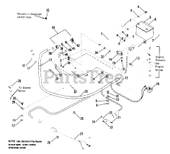 AGCO 3018 L (1691974) - AGCO Rear-Engine Riding Mower, 18hp Electrical Group - Lever Steer Models