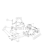 Cub Cadet 59A30024 (59A30024150) - Cub Cadet Front Mount Spreader Bracket Kit General Assembly