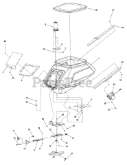 Lesco LZ 250800 V - Lesco Stand-On Spreader Sprayer