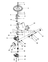 Columbia 12A-976B897 - Columbia 21" Walk-Behind Mower (2010) Transmission