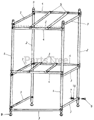 MTD 190-059-000 - MTD Display Stand (1987) Display Stand