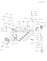 Kawasaki FXT00V-CS44 - Kawasaki Engine FUEL-TANK/FUEL-VALVE