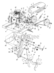 ServiStar 40585 (212-390-105) - ServiStar Tiller (1992) (American Hardware)
