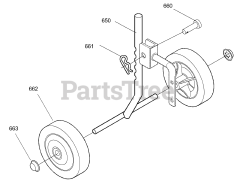Murray 11052x50C - Murray Cultivator (2001) Wheel Assembly