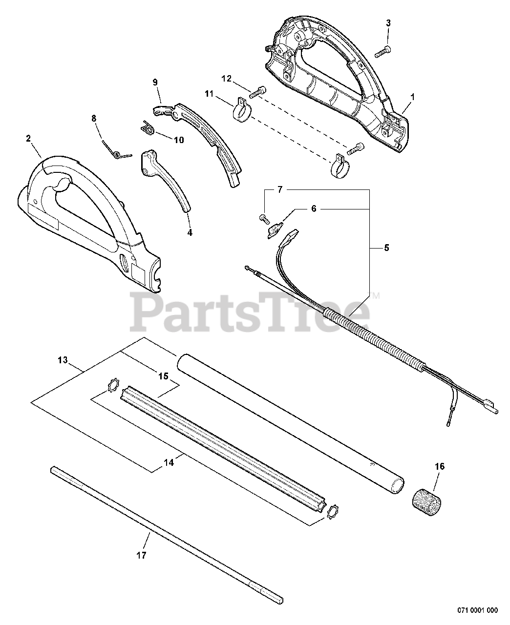 Echo PPT265 Echo Pole Saw (SN E08411001001 E08411999999) Control