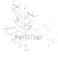 Gravely 991264 (Pro-Turn ZX 60) - Gravely Pro-Turn 60" Zero-Turn Mower, Kawasaki FX (SN: 000101 & Above) Discharge Chute