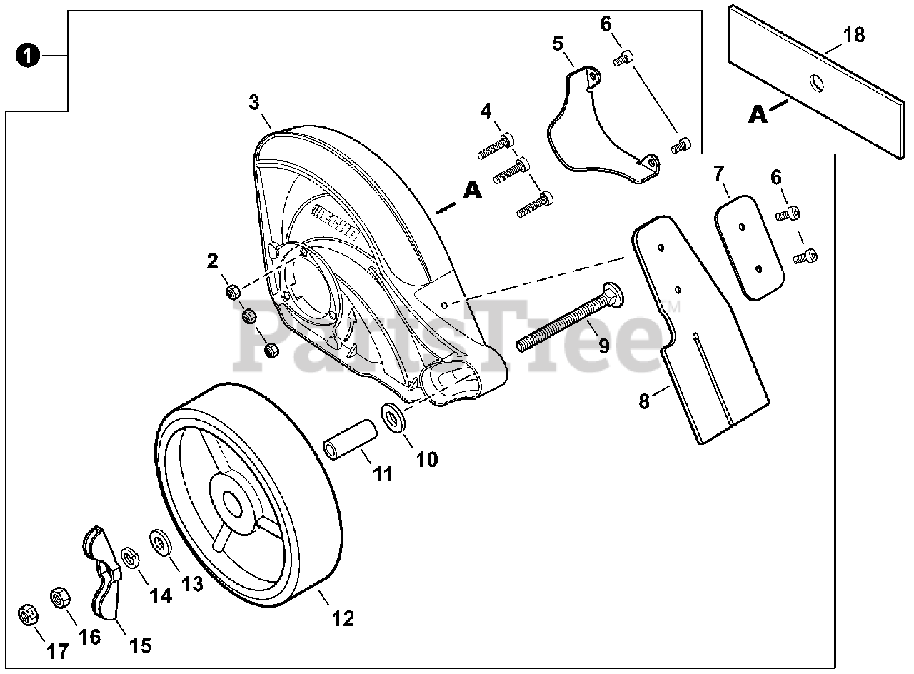 Echo 99944230001 Echo SRM Edger Attachment Edger Shield Parts Lookup