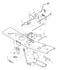 Murray 309006x00A - Murray 30" Rear-Engine Riding Mower (2006) Mower Housing Suspension