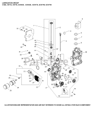 Kohler ECH730-3001 - Kohler Command PRO EFI Engine, Basic Version, 25hp, 18.61kW Lubrication Group 3-24-760 ECH630-749