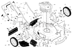 Husqvarna HU 550 FH (961430096-04) - Husqvarna Walk-Behind Mower (2015-01) FRAME
