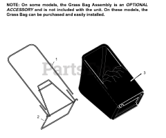 Murray 20615x92A - Murray 20" Walk-Behind Mower (1999) Bag Assembly