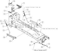 Craftsman 247.204420 (13AQA1ZT099) - Craftsman T8200 Lawn Tractor (2016) Deck Lift