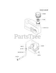 Kawasaki FJ180V-BS36 - Kawasaki Engine FUEL-TANK/FUEL-VALVE