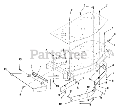 Gravely 890012 - Gravely 50" Deck for Pro-Master 310 Mower (SN: 000501 & Above)