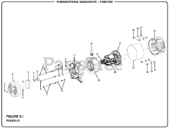 PowerStroke PS 901200 - PowerStroke 1200 Watt Generator Figure D