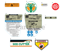 Billy Goat SC 122 H - Billy Goat 12" Sod Cutter
