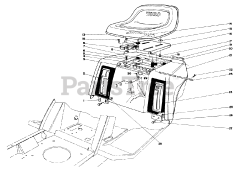 Toro 57357 (11-44) - Toro Lawn Tractor (SN: 002000001 - 002999999) (1982)
