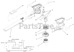 Toro 51587 - Toro Super Blower Vacuum (SN: 200068462 - 200999999) (2000)
