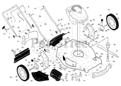 Murray 22S67H30 (96147001900) - Murray 22" Walk-Behind Mower (2013)
