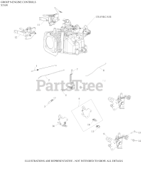 Kohler XT650-3032 - Kohler XT Series Engine, Made for Husqvarna, 6.5 ft-lbs, 149cc 09 Engine Controls