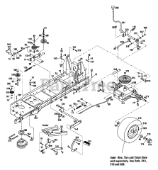 Troy-Bilt 13102 - Troy-Bilt Gear Drive LTX Lawn Tractor (SN: 13102010010 & Above)