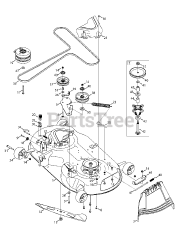 Troy-Bilt 17ARCACT011 - Troy-Bilt Mustang XP 46" Zero-Turn Mower (2014) Mower Deck 46-Inch