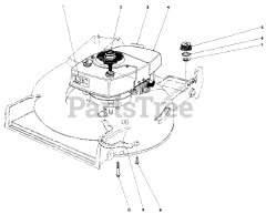 Toro 10500 - Toro 21" Rear Bagging Walk-Behind Mower (SN: 001000001 - 001999999) (1981) Engine Assembly