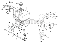 Kohler M8-301500 - Kohler Magnum Engine, Basic Version, 8hp, 6kW Fuel Tank 15-2-124 TP-2201-C