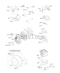 Briggs & Stratton 15Z114-0111-E1 - Briggs & Stratton Horizontal Engine