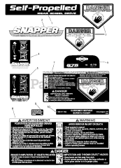 Snapper SPV 21675FC (7800265) - Snapper 21" Walk-Behind Mower, 6.75hp