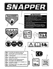 Snapper SV 25550 HV (7085639) - Snapper Walk-Behind Vacuum, 5.5hp