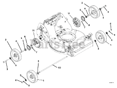 Ariens 911271 (PRO 21) - Ariens 21" Self-Propelled Walk-Behind Mower, 6hp Kawasaki (SN: 000101 & Above)