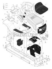Murray 42576x92A - Murray 42" Lawn Tractor (2000)
