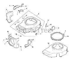 Kohler CV14-1404 - Kohler Command PRO Engine, Basic Version, 14hp Blower Housing &amp; Baffles 6-27-235 (TP-2351)