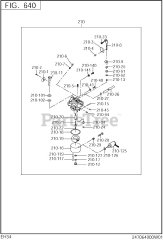 Subaru Robin EH340BS7640 (EH34) - Subaru Robin Engine 640 Carburetor