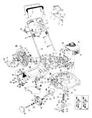 MasterCut by MTD 028829 (123-528A701) - MasterCut by MTD Walk-Behind Mower (1993) (Scotty's)