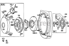 Briggs & Stratton 421437-0015-XX - Briggs & Stratton Horizontal Engine